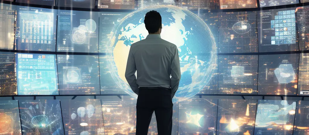 Futuristic SaaS based marketing platform dashboards